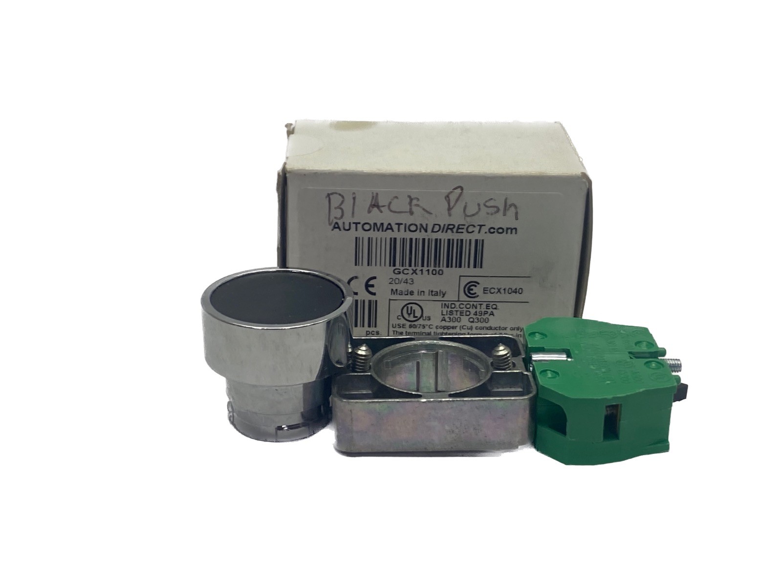 NIB Automation Direct 22mm 1NO Momentary Pushbutton Switch GCX1100