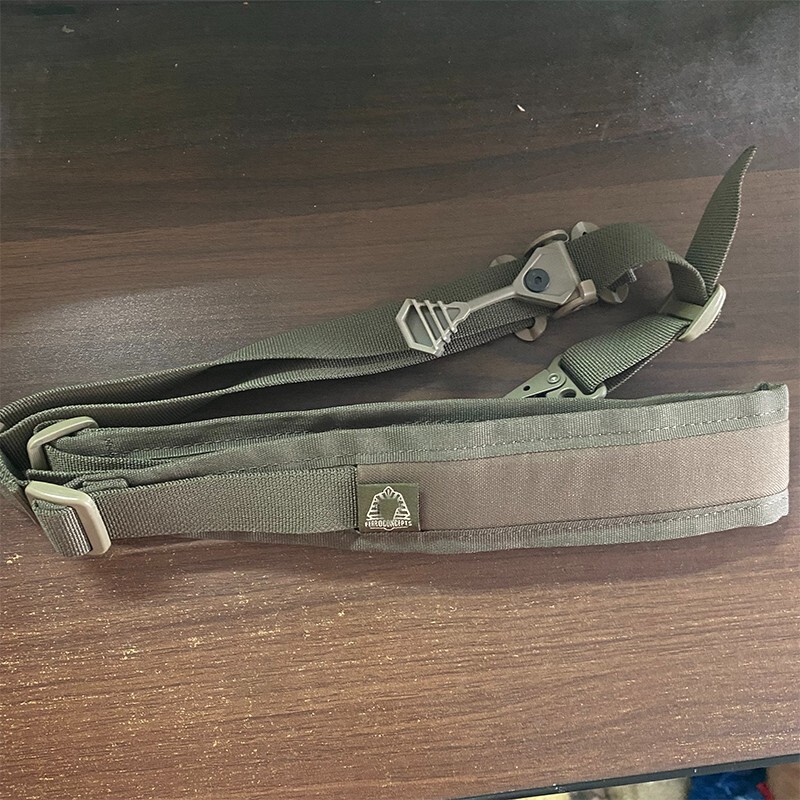 New Ferro Slingster Sling Tan With Hardware (Green)