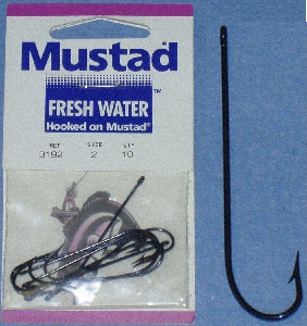 Mustad 3192 #2 100Ct Superior Point Carlisle Hook