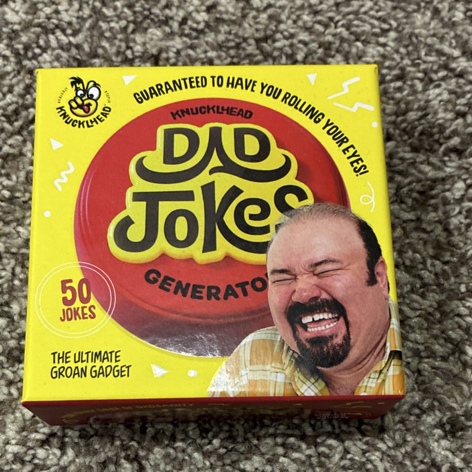 Knucklhead Dad Joke Generator 50 Jokes Groan Gadget KN-003 for Adults