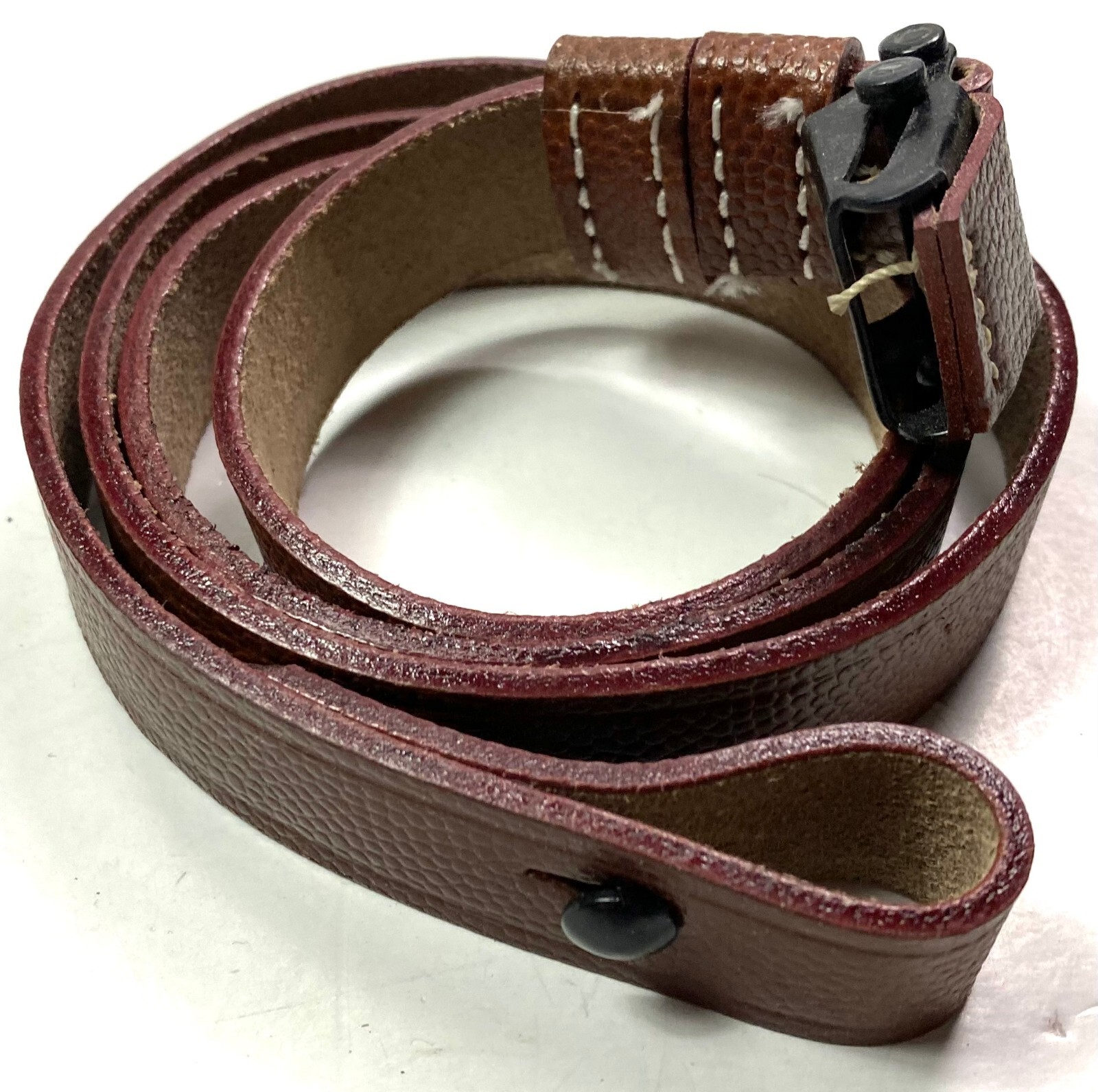 German MP40/MP38 Leather SMG Sling -  WWII Reproduction - NEW
