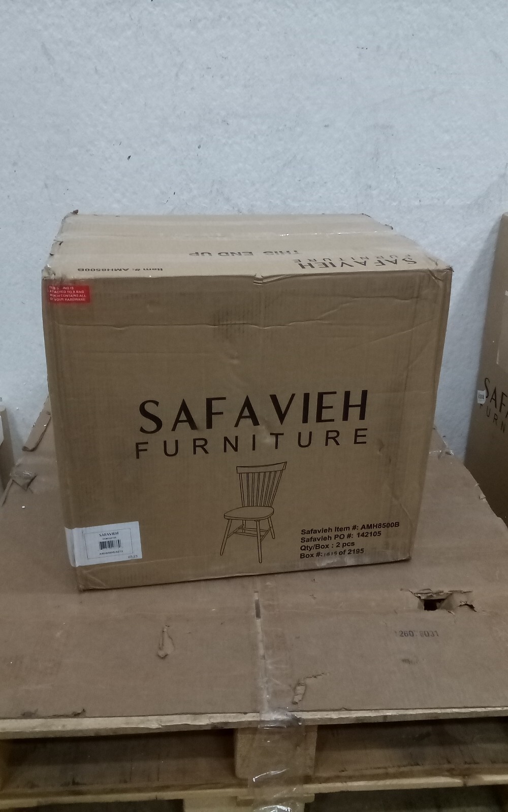 Safavieh PARKER SPINDEL SIDE CHAIR, Reduced Price 2172726125 AMH8500B