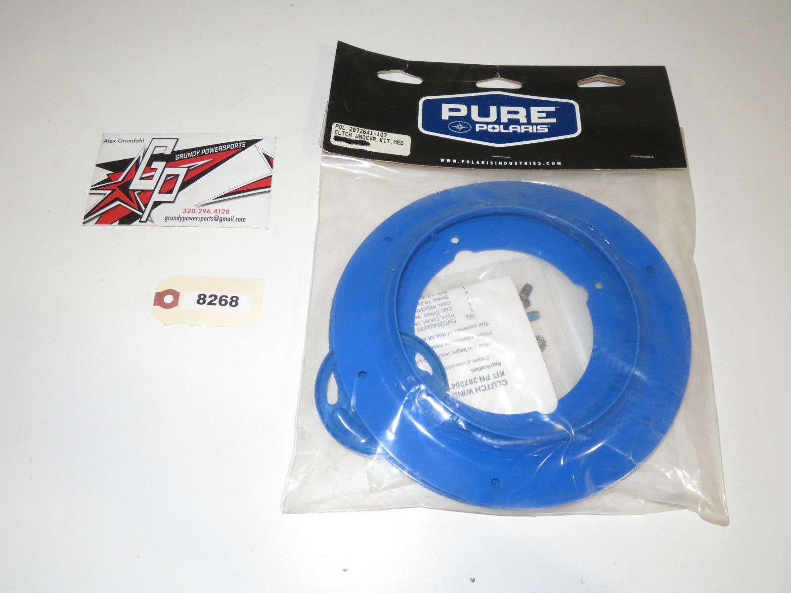Polaris - New OEM Driven Clutch Windcover Trim Kit Light Blue - 2872641