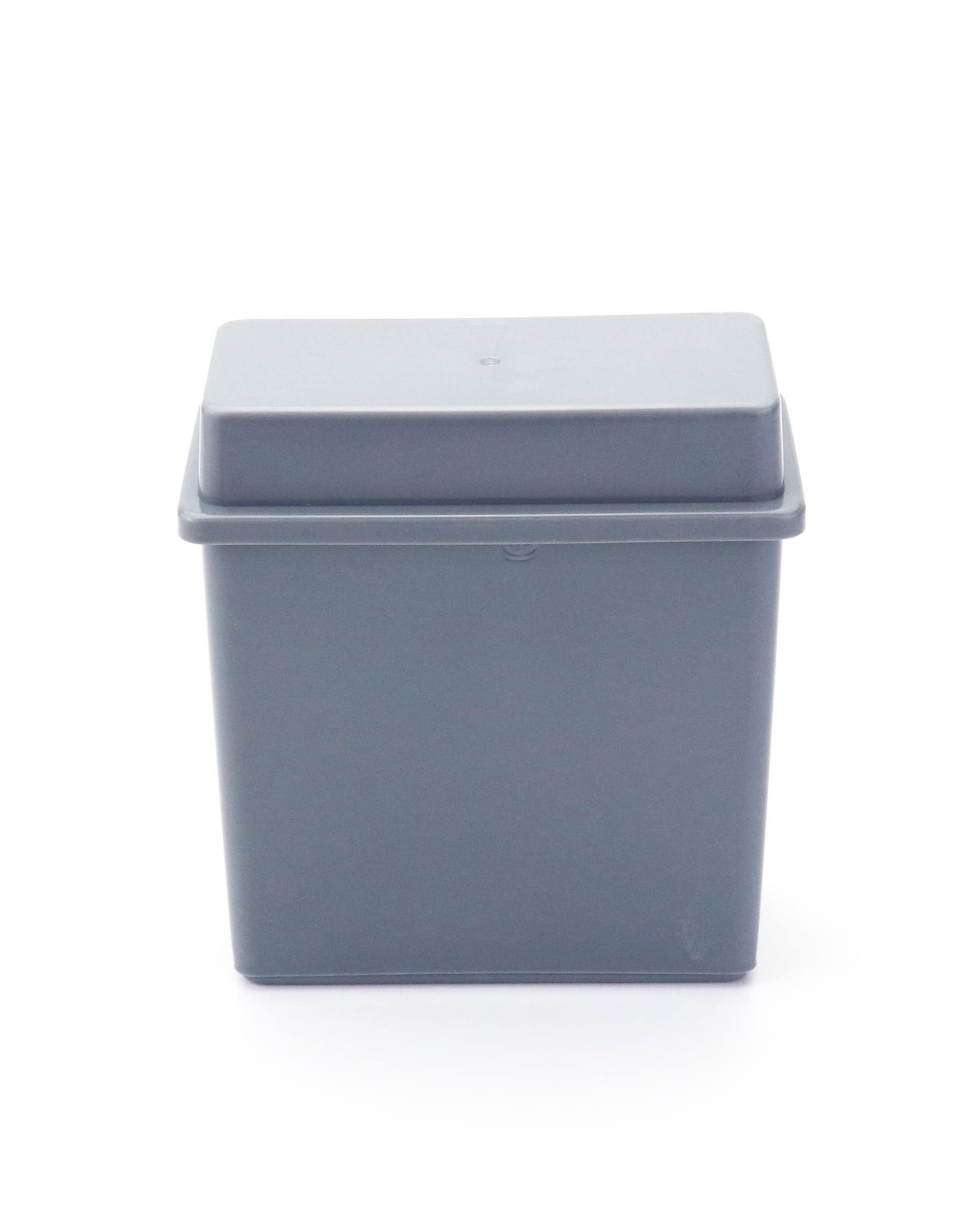 QWORK Microscope Slides Staining Jar and Rack, 10 Pack 24-Slots, Grey