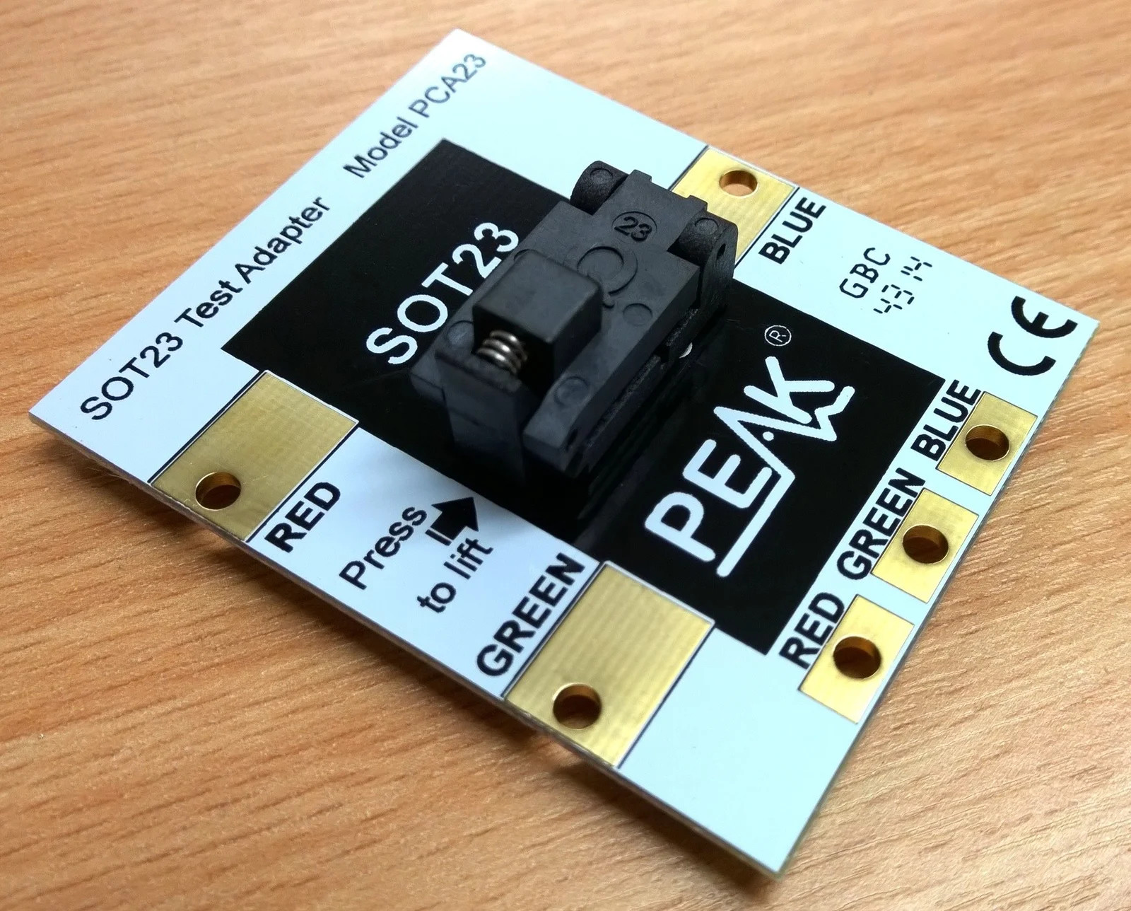 PCA23 PEAK ELECTRONICS SOT23 Test Adapter