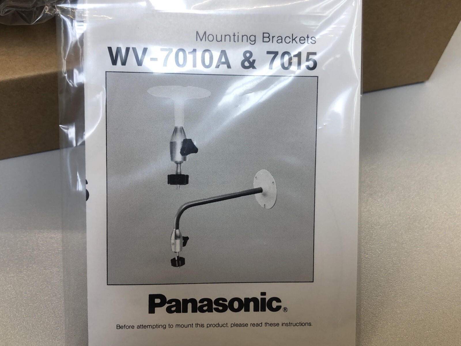 Panasonic WV-7015 Indoor Wall Mount Surveillance Security Camera Arm Bracket NEW