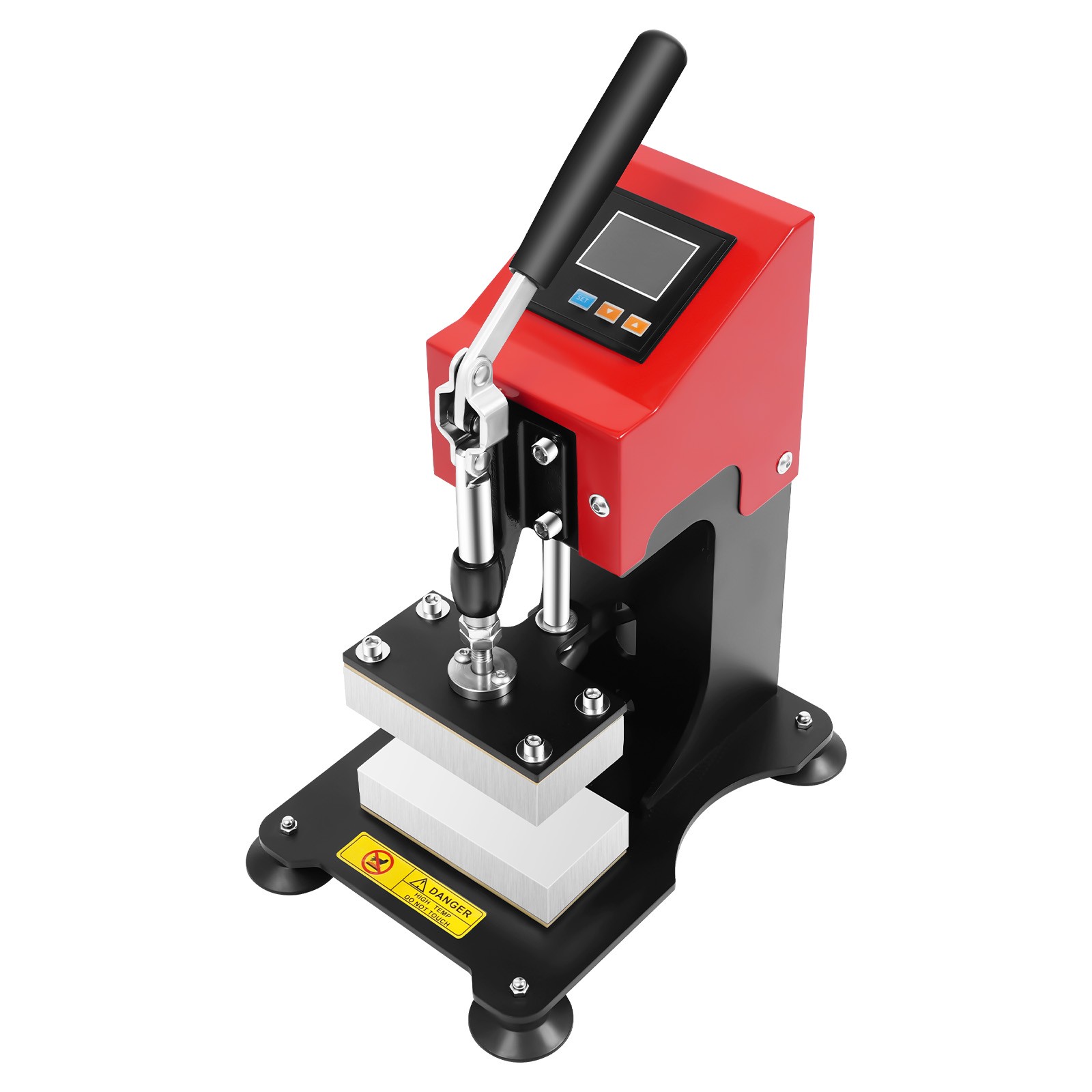 Heat Press Machine Hot Heat Press Machine 0-999s for T Shirt Hat Plate Cap 900W