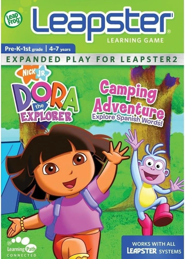 Dora the Explorer Camping Adventure | Leapster Learning Game (Leapfrog) NEW