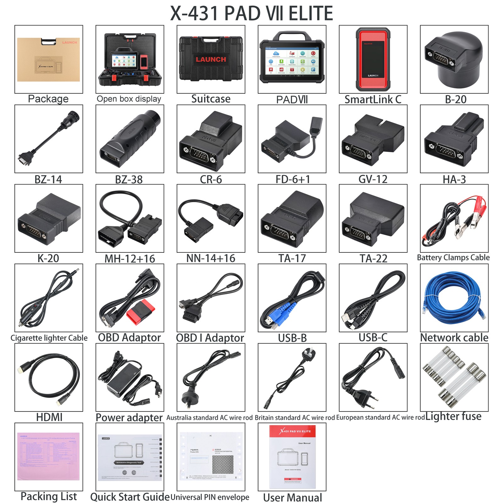 2026 LAUNCH X431 PAD VII ELITE PAD 7 PRO Diagnostic Scan Key Programming Coding