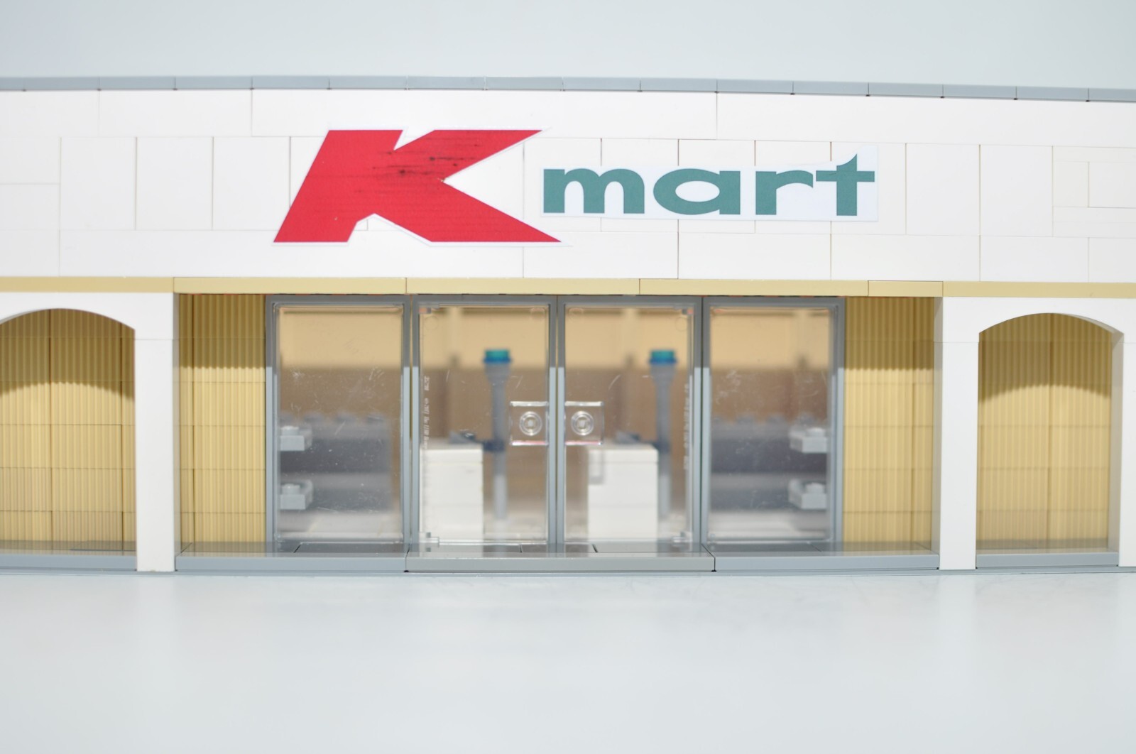 Custom Retail Store Model Built with Bricks