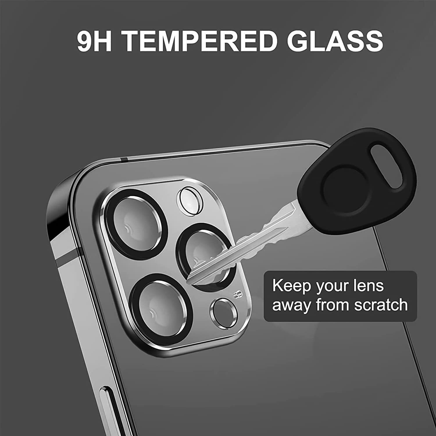 For iPhone 16 15 14 13 12 Pro Max Privacy Tempered Glass Screen Camera Protector