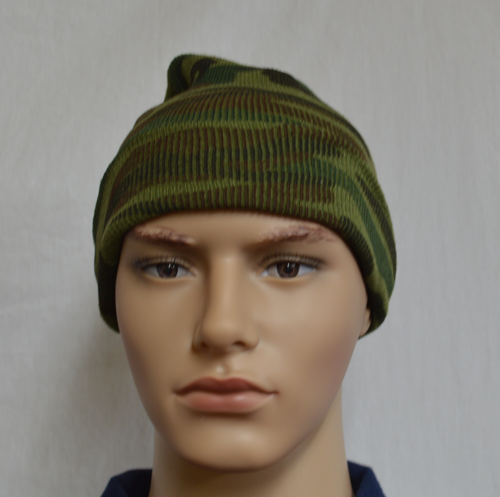Camouflage print knit hat watch cap camo free USA shipping