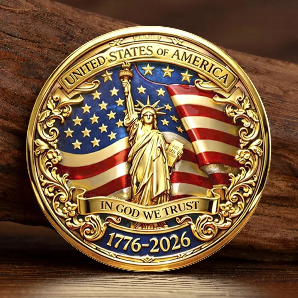 America 250th Anniversary Commemorative Challenge Coin Patriotic Gifts