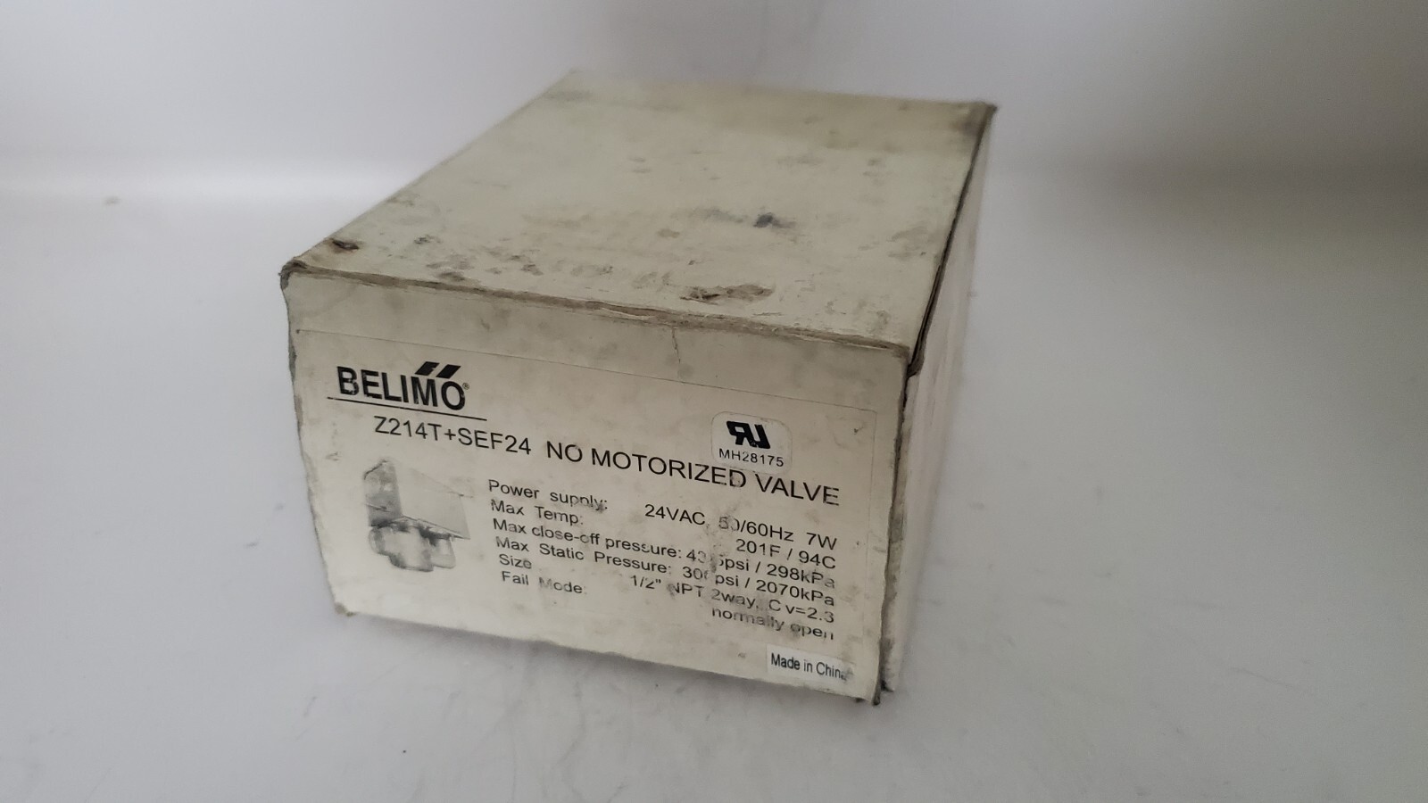 Belimo Z214+SEF24 NO MOTORIZED VALVE