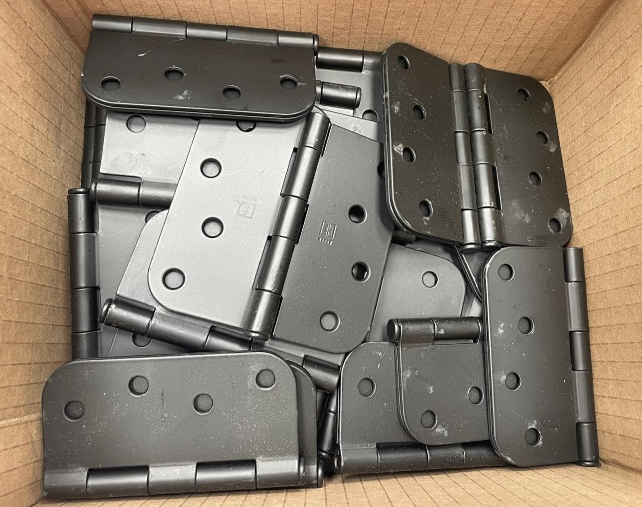 Lot of 34 x Hager RC1841 4"x4" Hinges Black With Screws