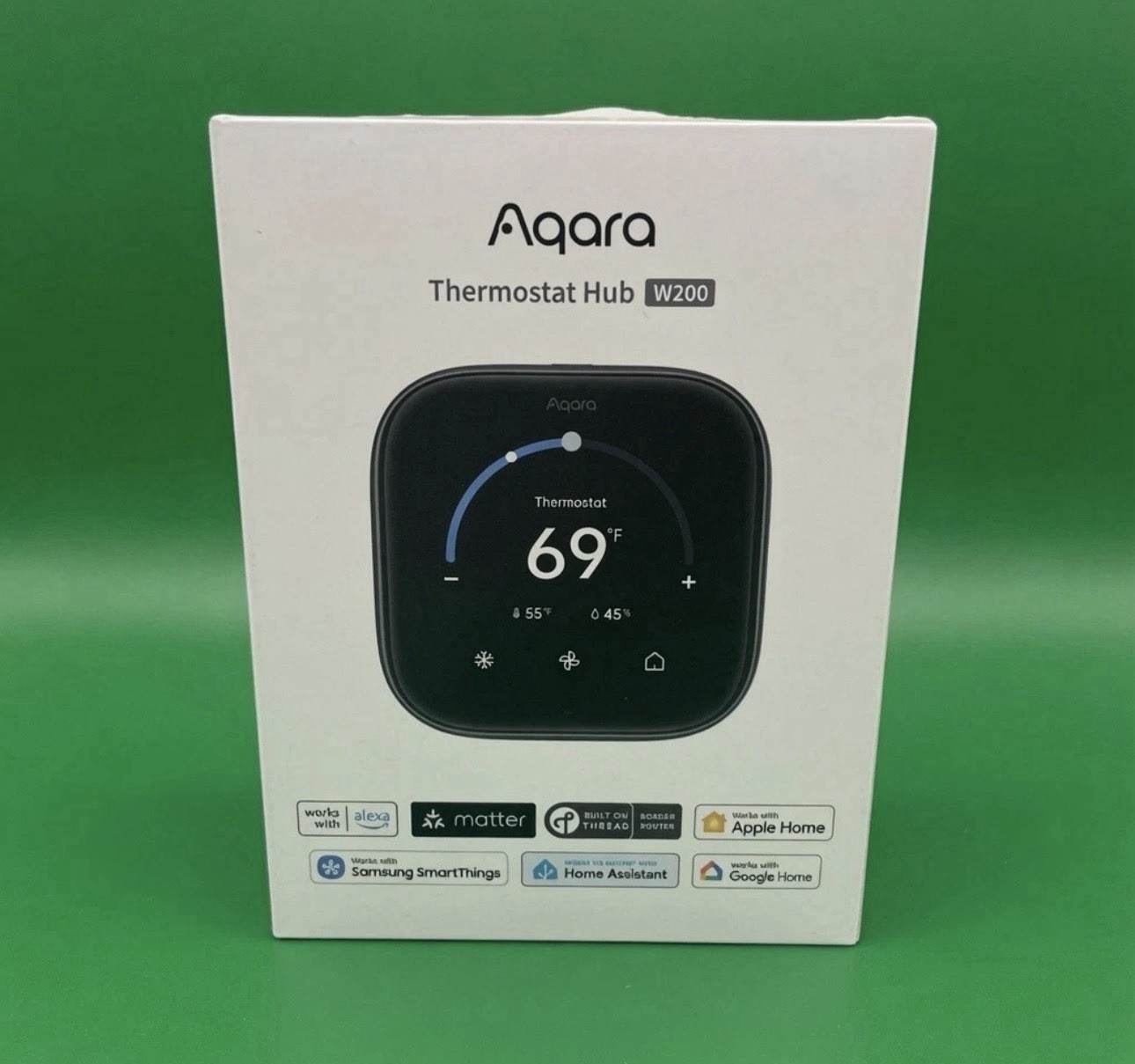 Aqara Smart Thermostat W200 with Apple Adaptive Temperature Guidance - New Open