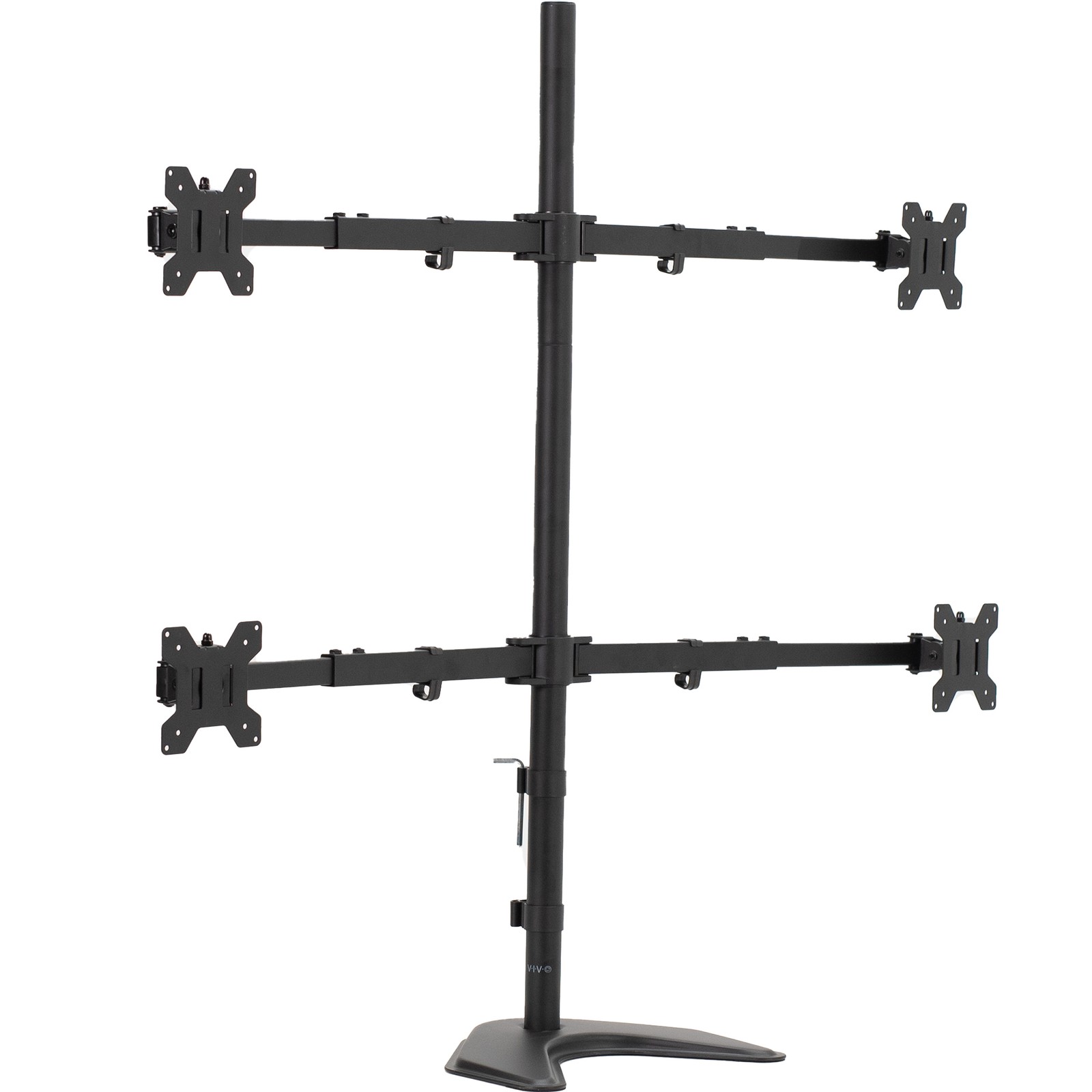 VIVO Telescoping Quad Ultra Wide 27" to 38" Monitor Freestanding Desk Stand