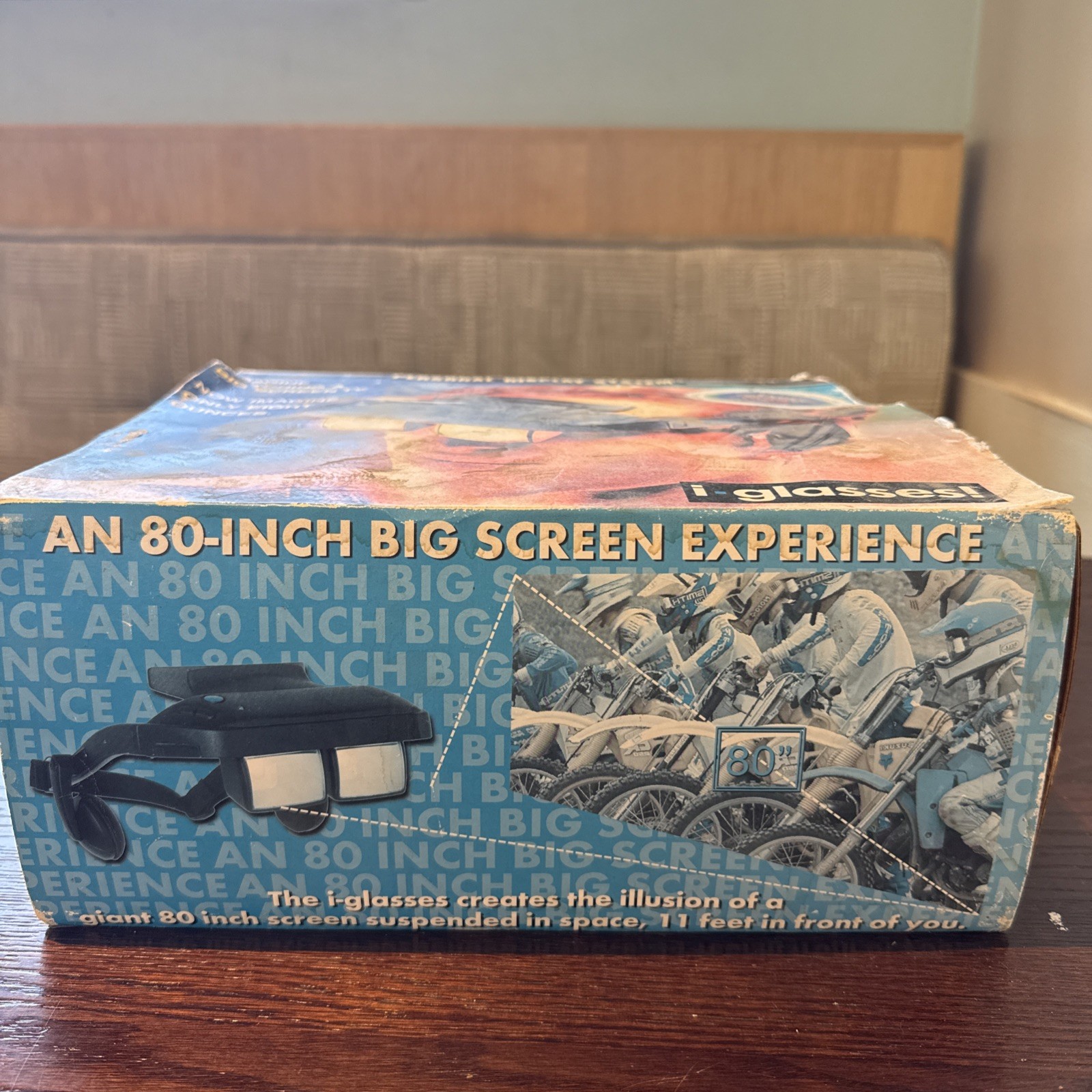 Virtual IO i-Glasses Headset Virtual Display Systems Kit Open Box Vintage 2000