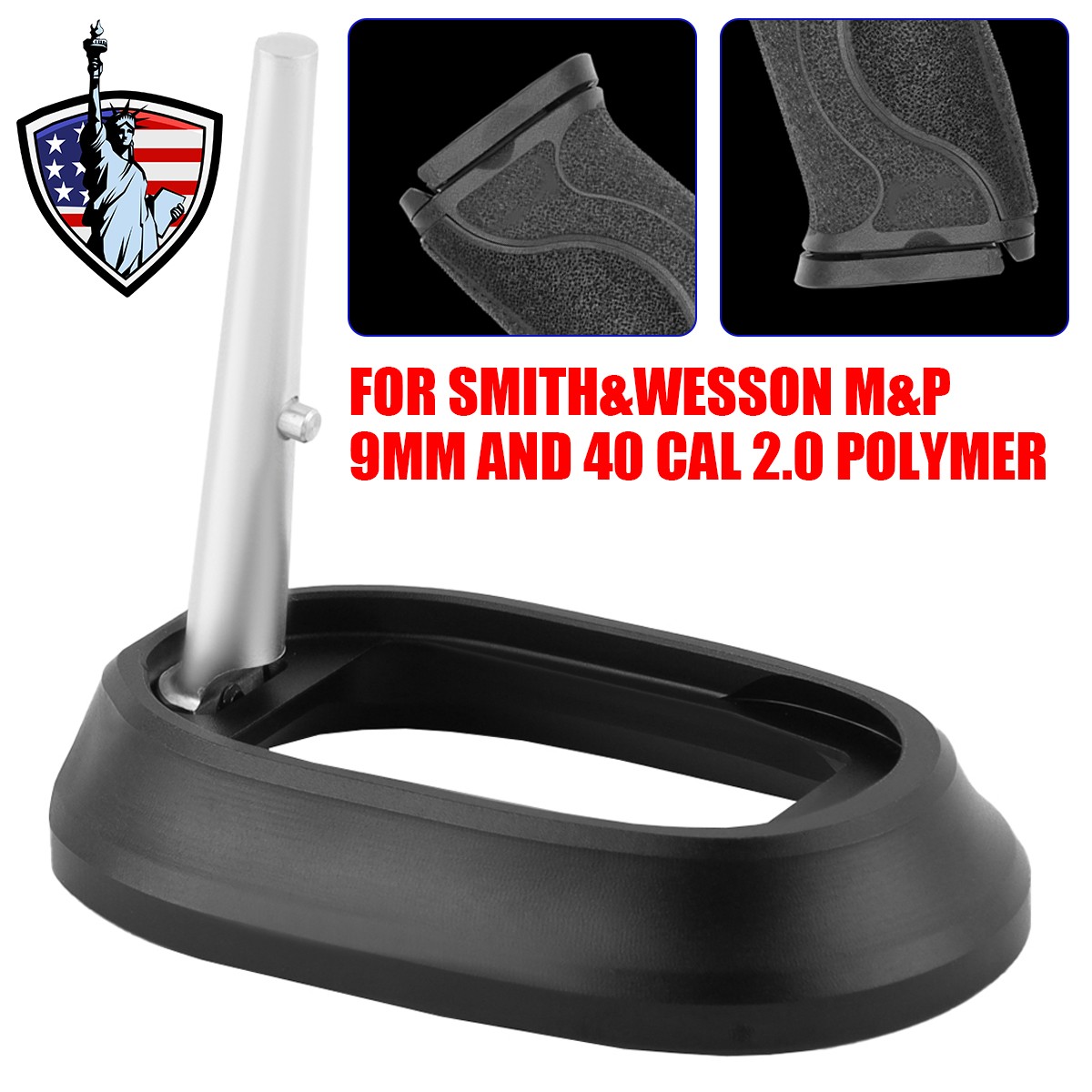Aluminum Magwell Heavy Duty For Smith&Wesson M&P 9mm and 40 Cal 2.0 Full Size