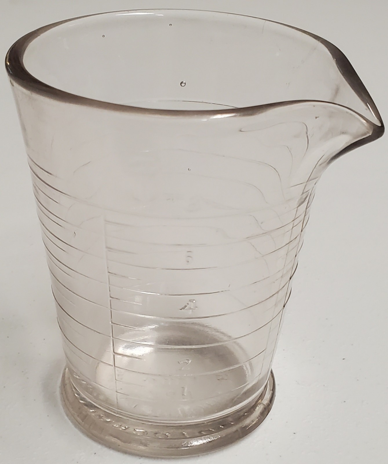 Kodak Film Development Lab Clear Glass Chemical Beaker 8oz