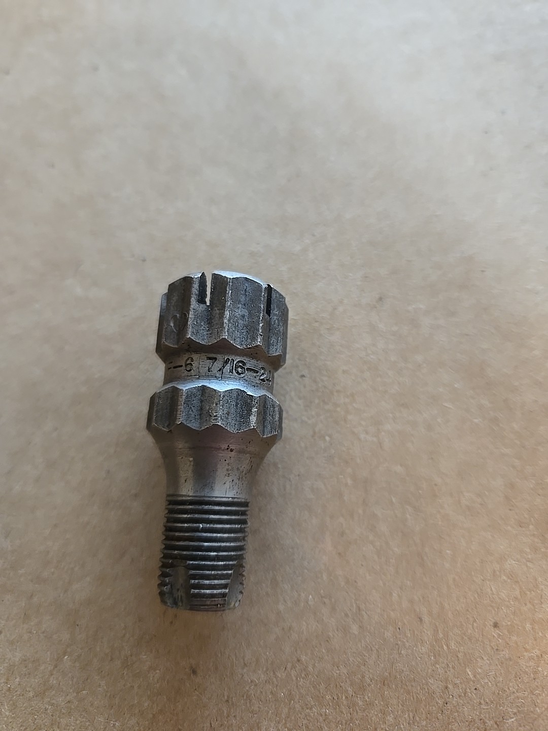 Snap On Tools Vintage 7/16"-24 Chaser USA IF-6