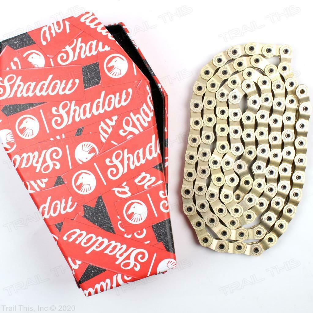 THE SHADOW CONSPIRACY HALF LINK CHAIN 1/8" GOLD BMX CHAINS ODYSSEY CULT SUNDAY