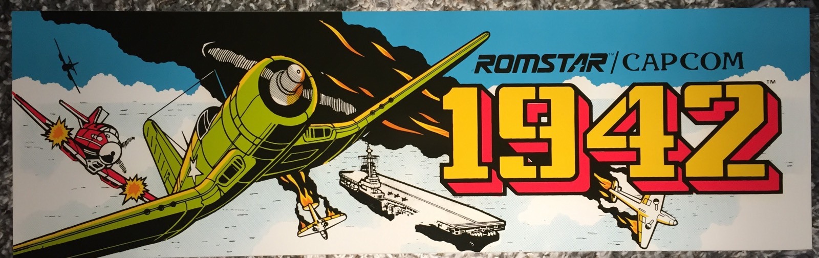 1942 Arcade Marquee 26" x 8"
