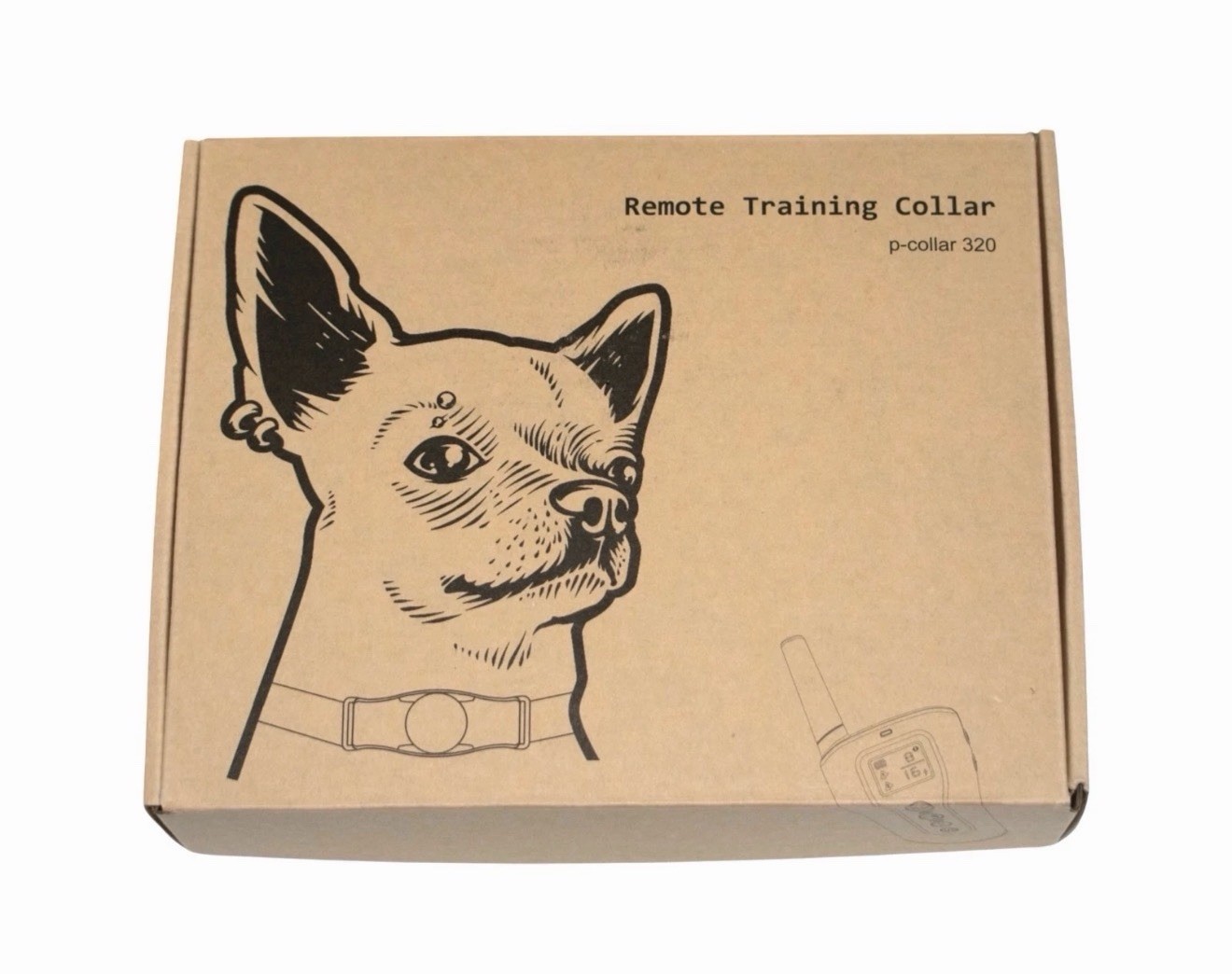 PATPET Dog Training Collar - p-collar 320 - Black