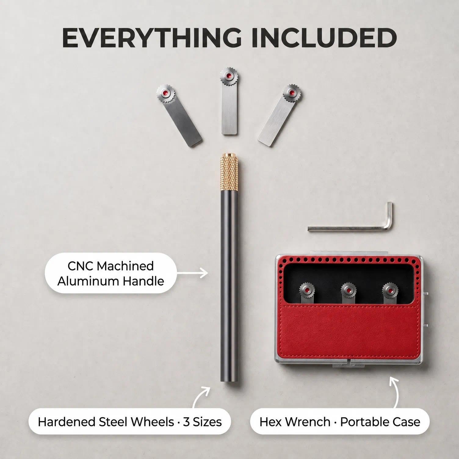 HUBEST Model Rivet Maker Tool with Handle for Hobby Craft RM-S3
