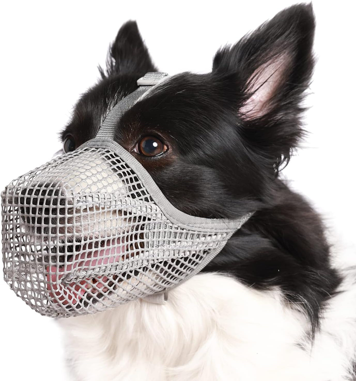 Crazy Felix Dog Muzzle, Soft Mesh Muzzle for Small Medium Large Dogs Labrador Ge