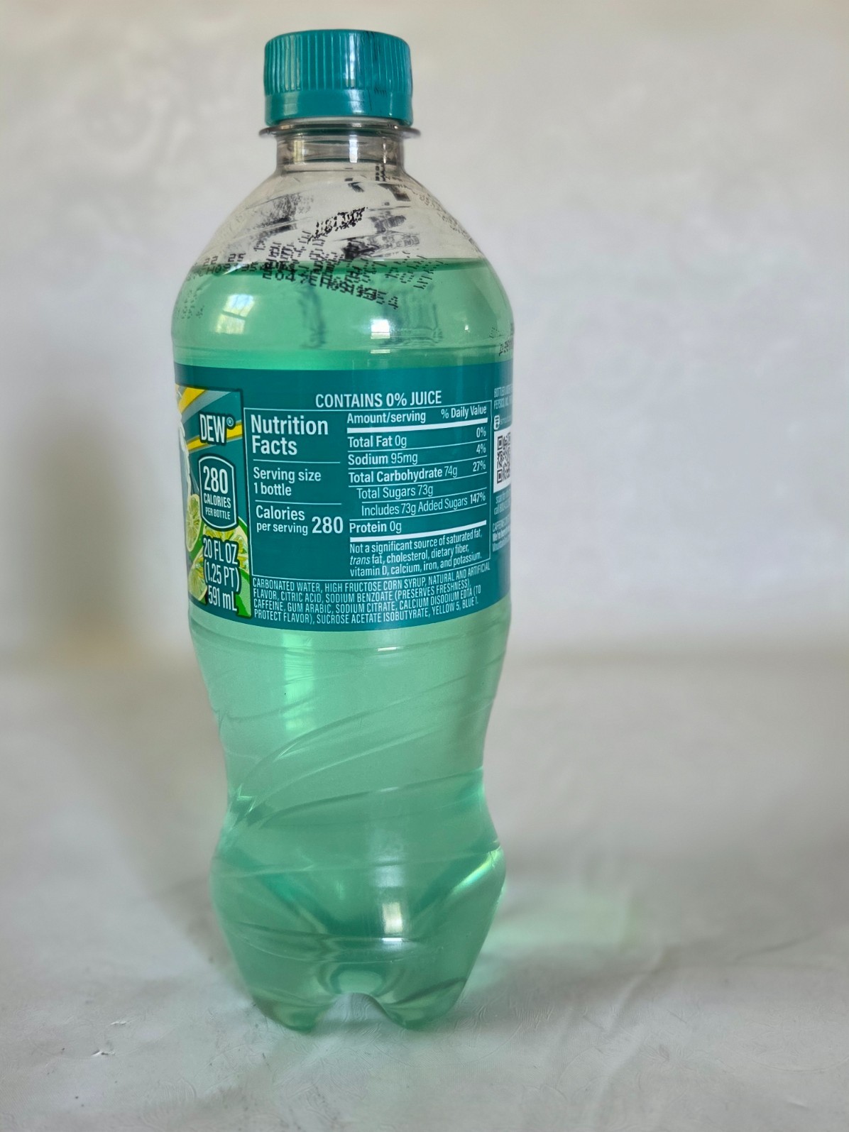 UNOPENED COLLECTABLE? BAJA BLAST MOUNTAIN DEW 20 oz BOTTLE