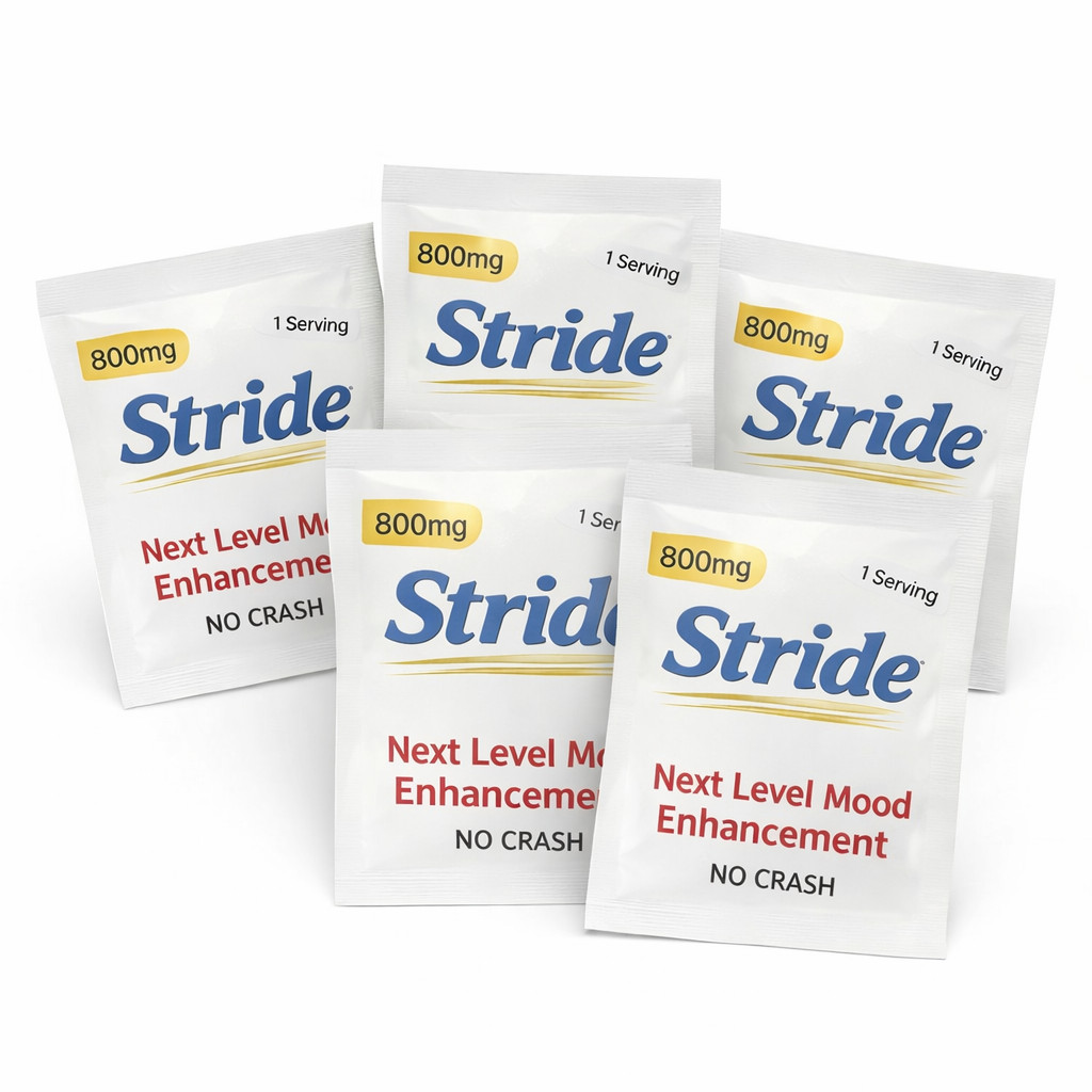Stride 800mg Capsules Energy Focus Support Multi Pack 12-48 Count