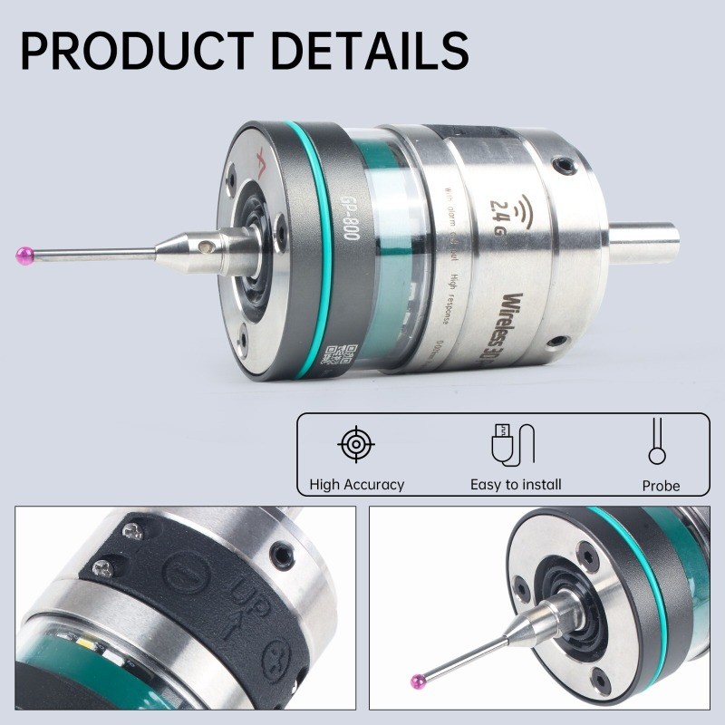 IP67 CNC 0.001mm precision wireless 3D probe Infrared Trigger Probe Finder 1PCS