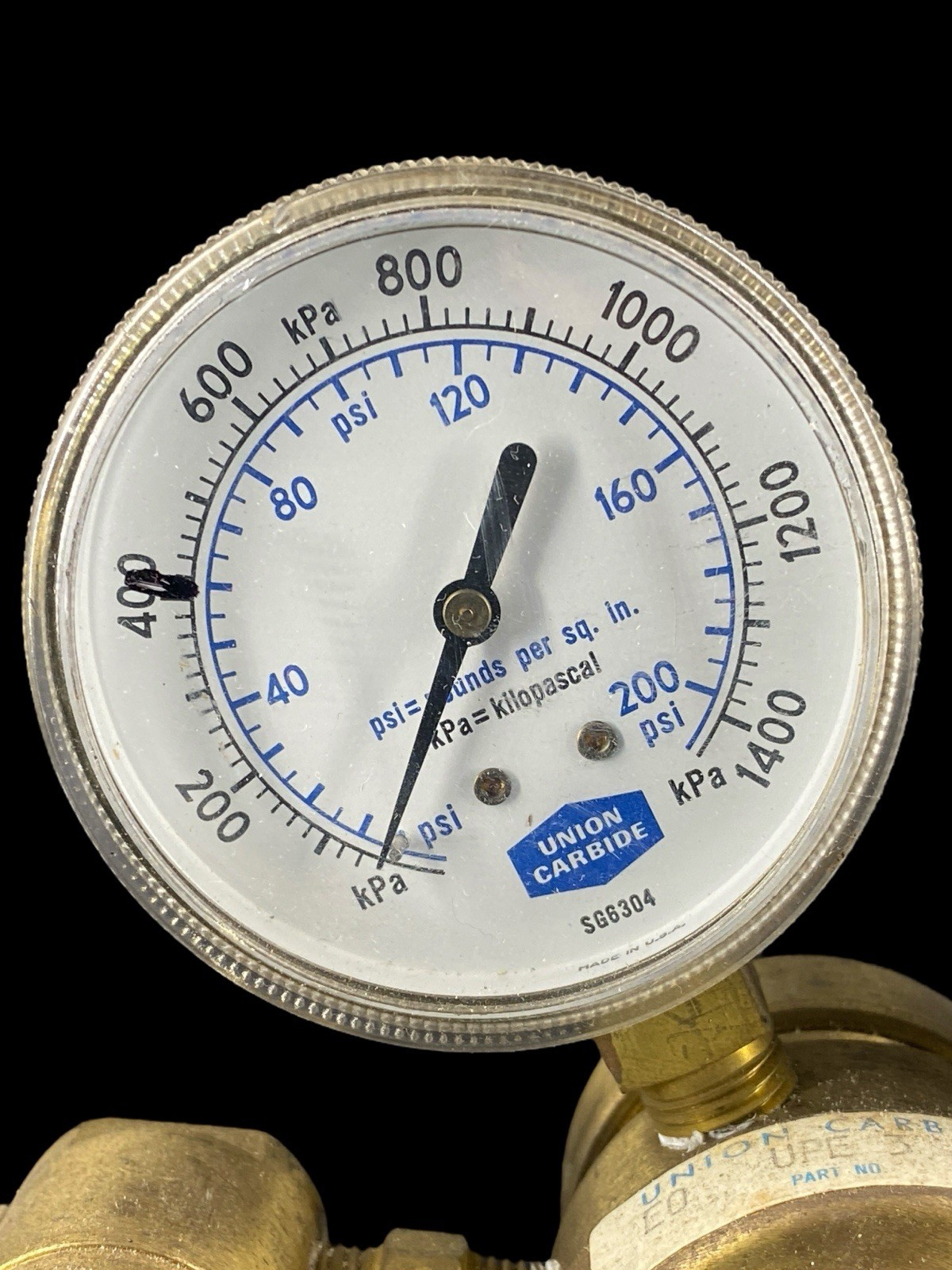 Union Carbide Compressed Gas Pressure Regulator UPE 3 150 580