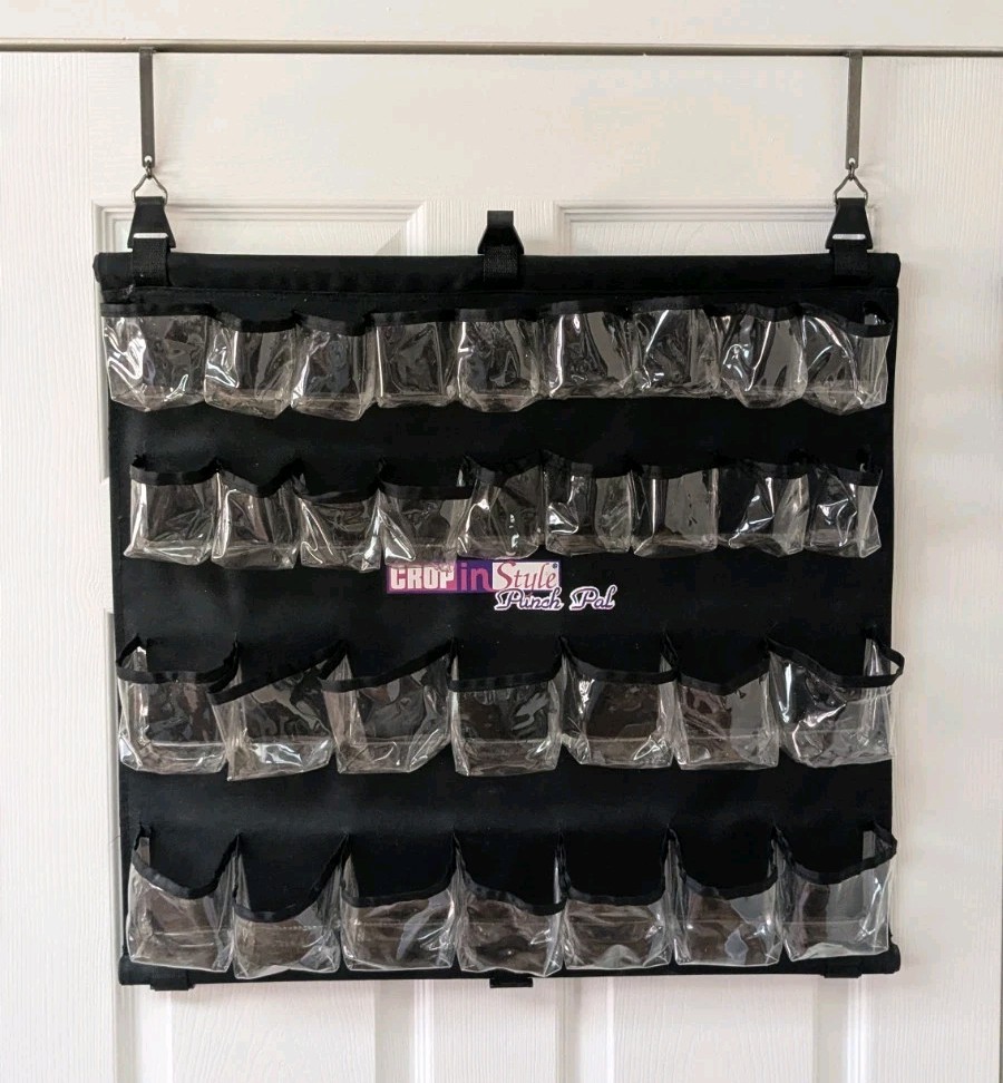 Crop In Style Punch Pal Holds 28 Punches Hang Over Door