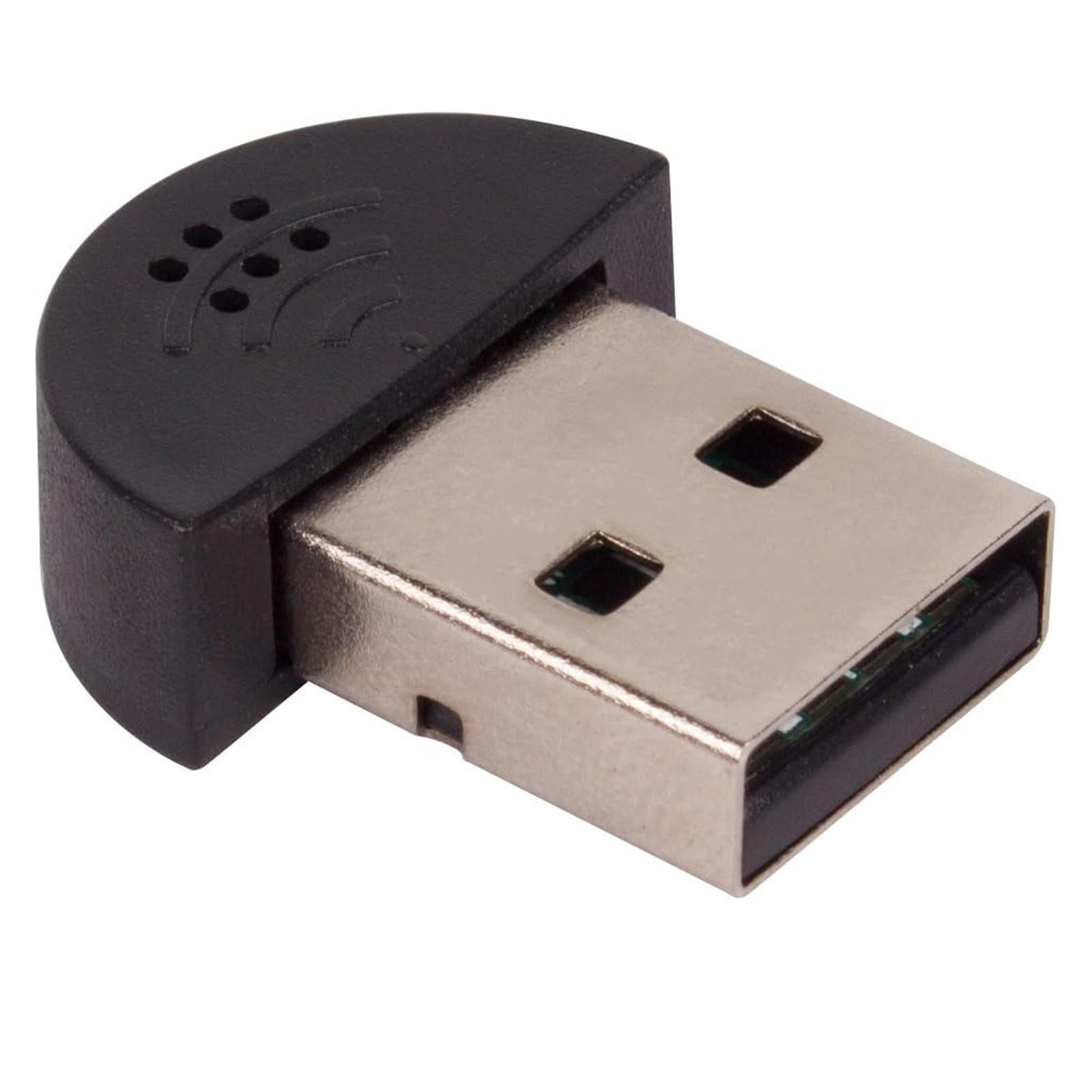 SuziePi 2 Pcs USB 2.0 Mini Microphone for Raspberry Pi 5 4 Model Small, Black
