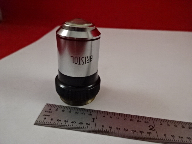 BRISTOL 100X A OIL OBJECTIVE OPTICAL MICROSCOPE PART OPTICS &33-A-98