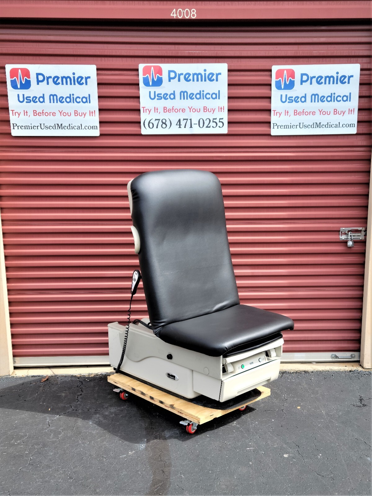 Exam Table Ritter Midmark Power 623 New Black Upholstery *Premier Used Medical*