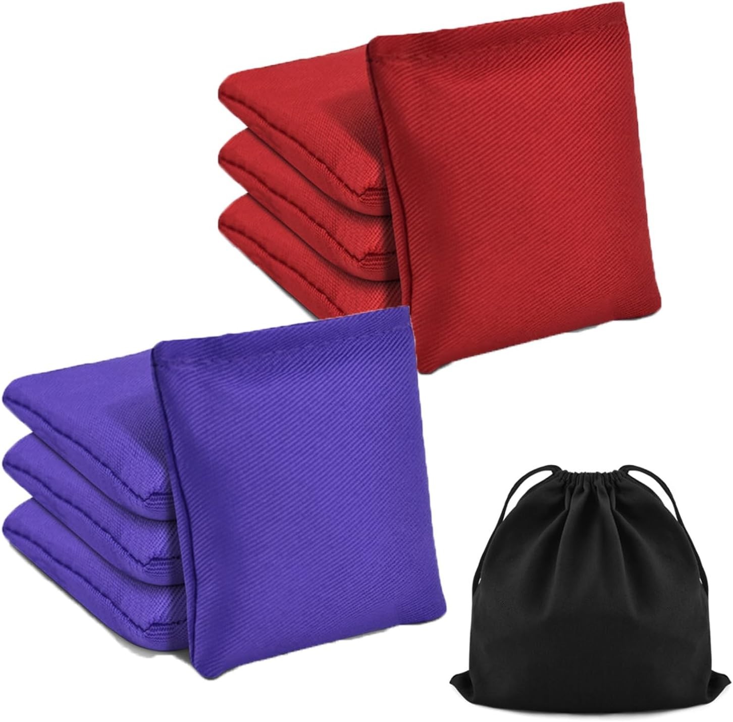 TINDTOP Bean Bags for Tossing(3.9 * 3.9inch, 100g/3.5oz), 2 Color, 8 Pack
