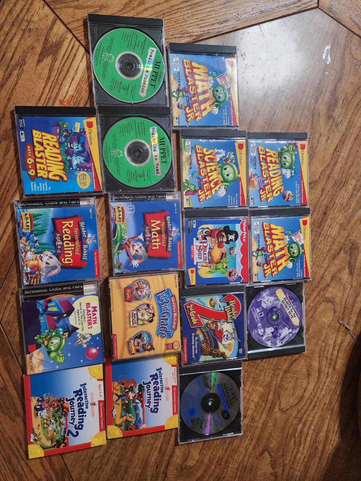 Lot of READER RABBIT READING & MATH BLASTER Muppets Disney And More Cd Roms