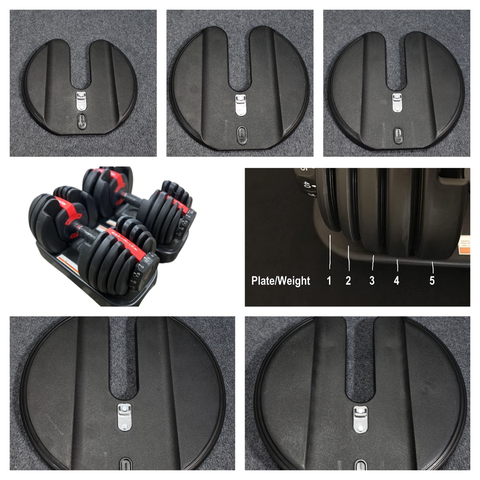 Bowflex SelectTech 552 Series 2 Dumbbell Replacement Plates 1 2 3 4 5  002-20XX
