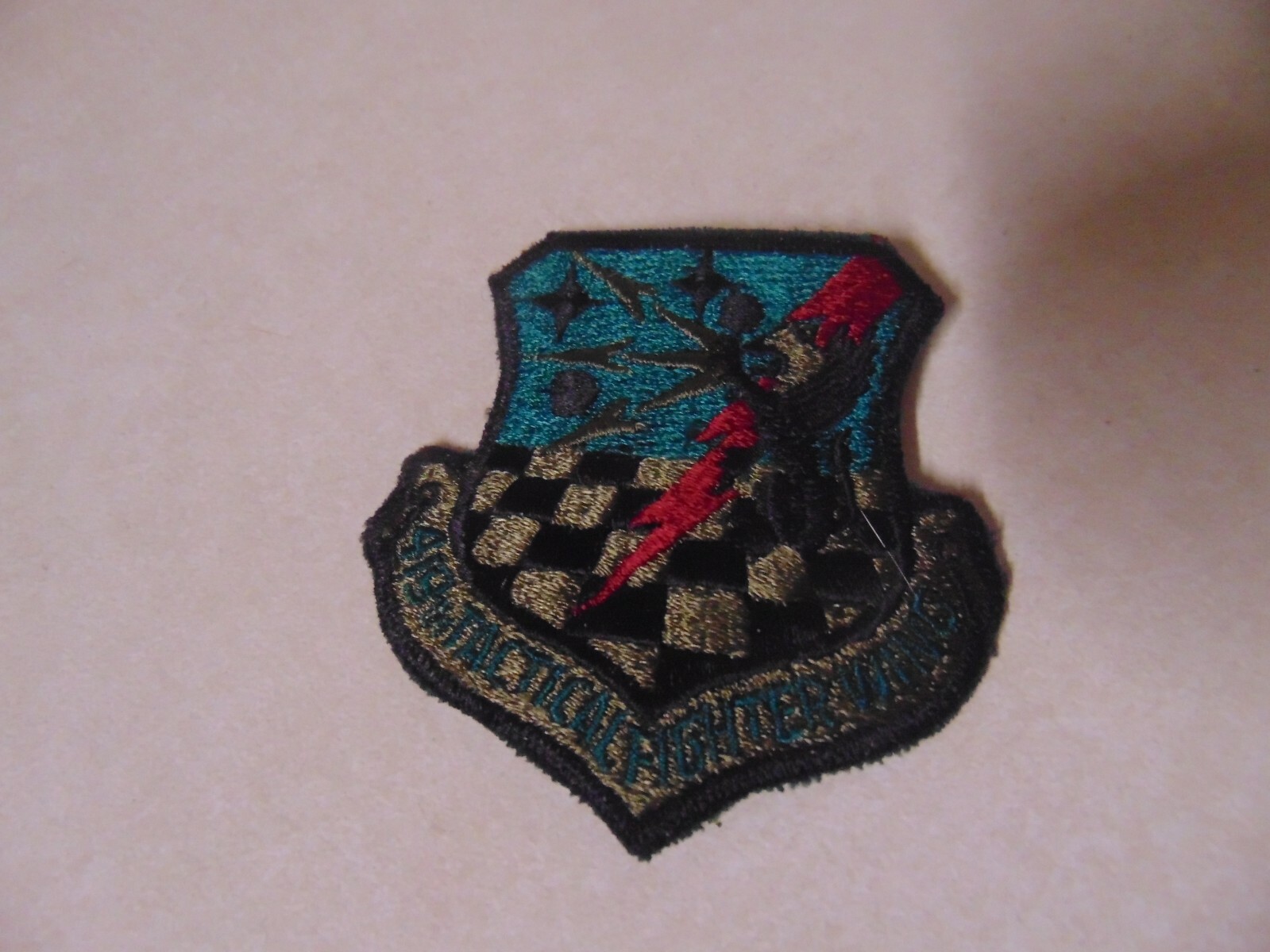 MILITARY PATCH SEW ON OLDER POCKET US AIR FORCE 419TH TACTICAL FIGHTER WING