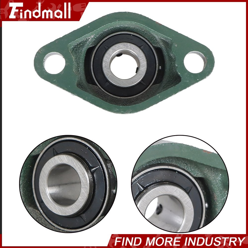 10PC UCFL202-10 Pillow Block Flange Bearing 5/8" Bore 2 Bolt Solid Base