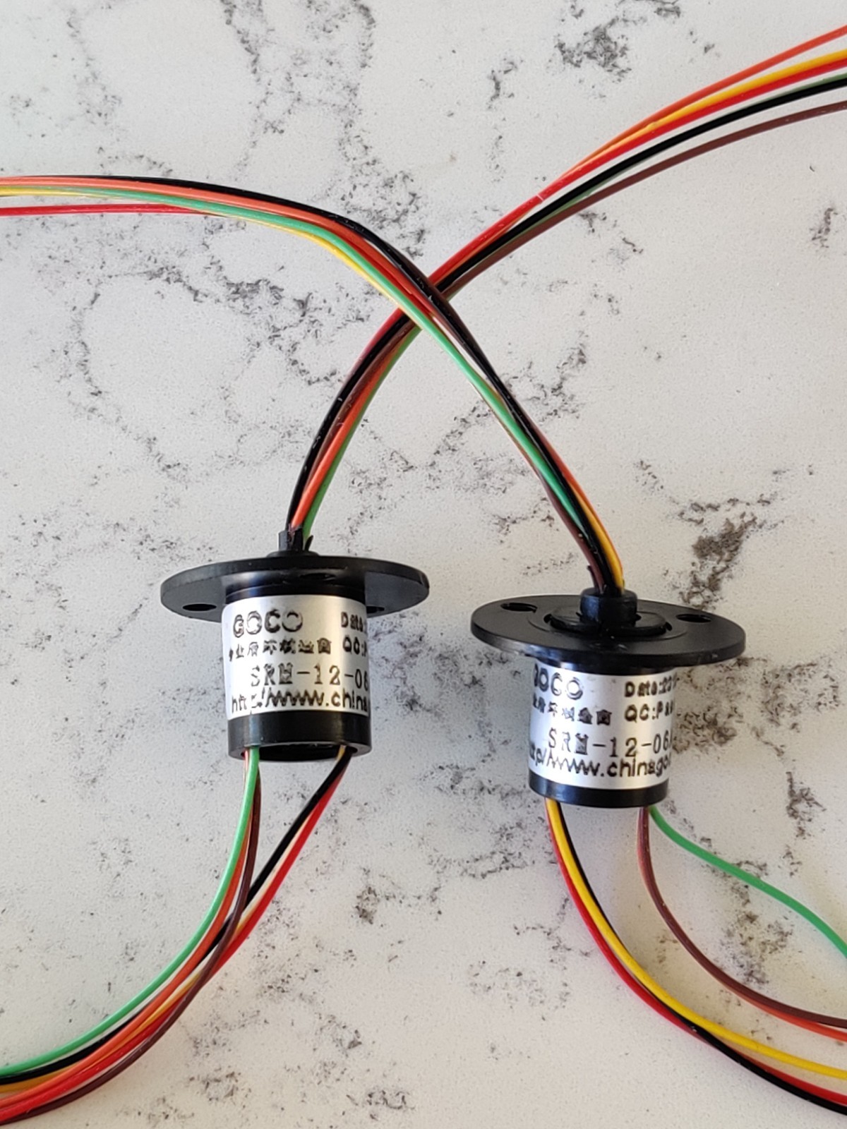 2 pcs 6 Channels Slip ring 2A