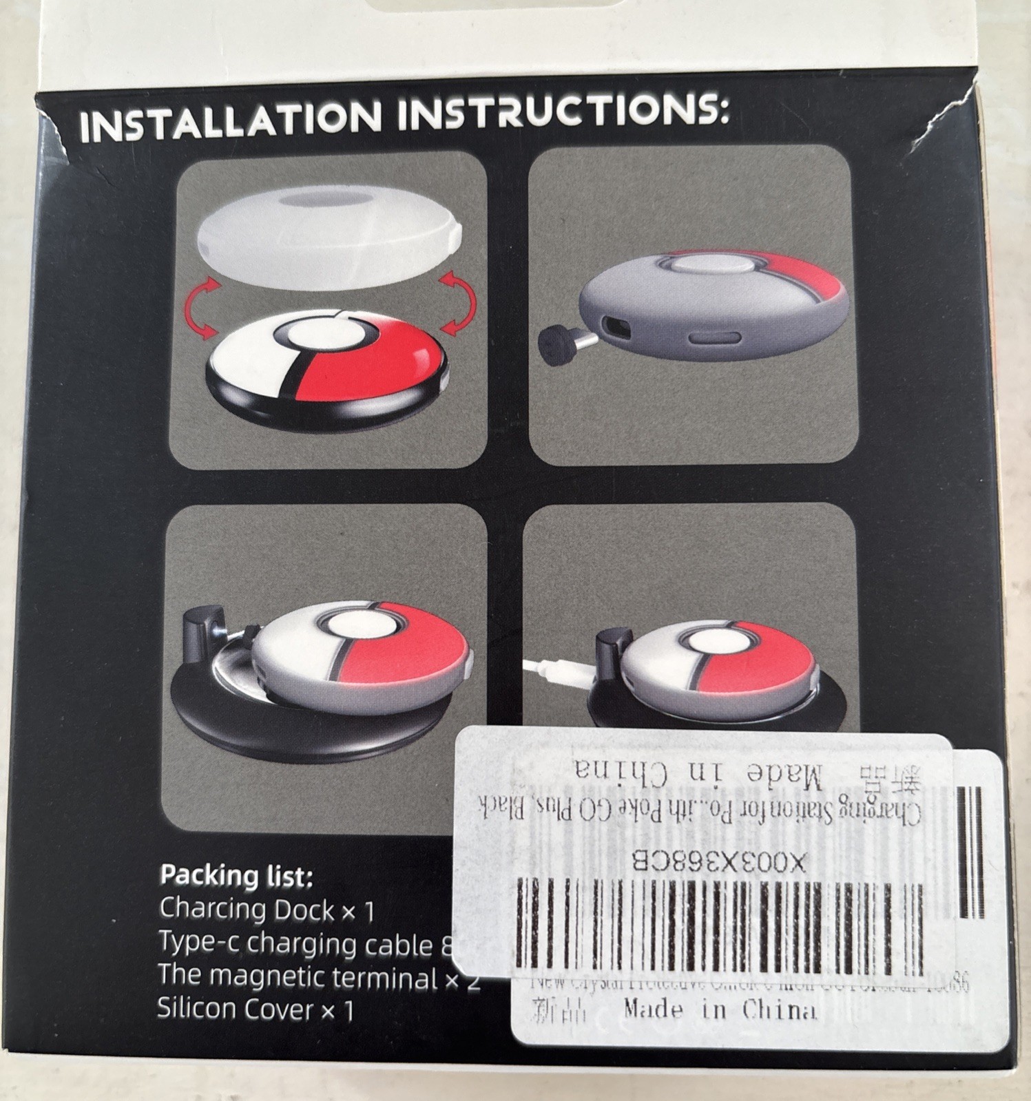 Charging Station Dock for Poke GO Plus Never Used Open Box