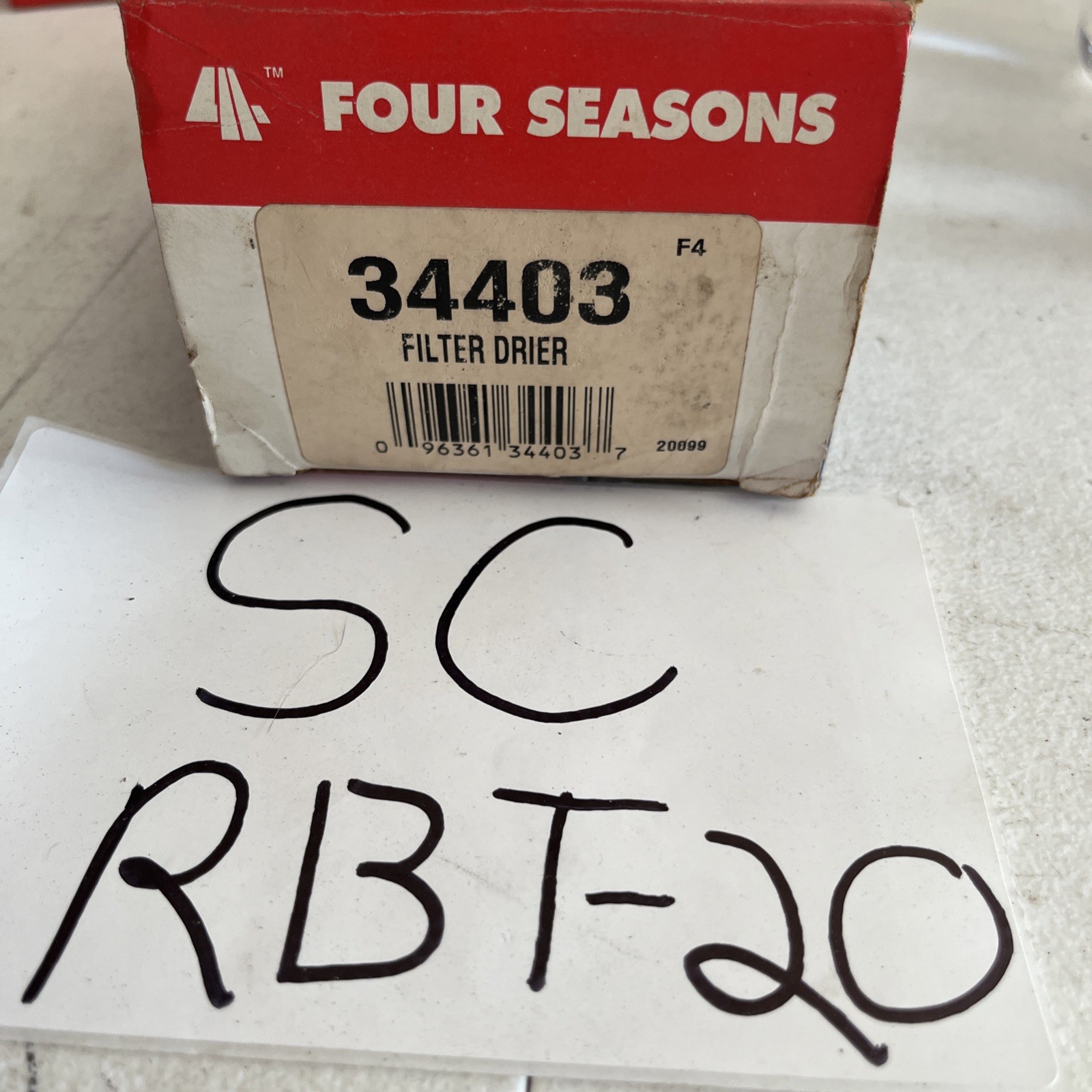 Four Seasons Receiver-Drier Filter, 34403