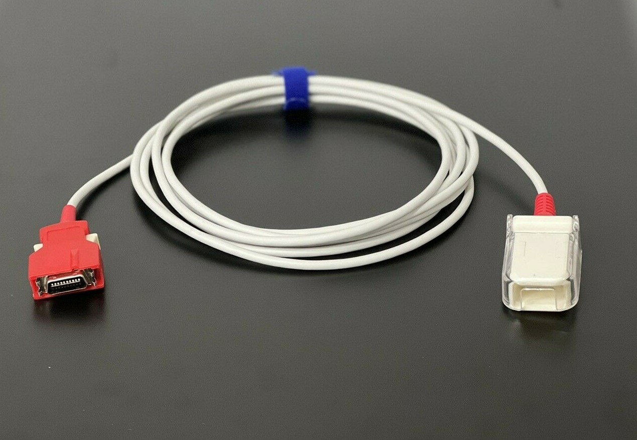 Physio-Control Lifepak 15 Masimo SpO2 Adapter Cable Compatible-Same Day Shipping