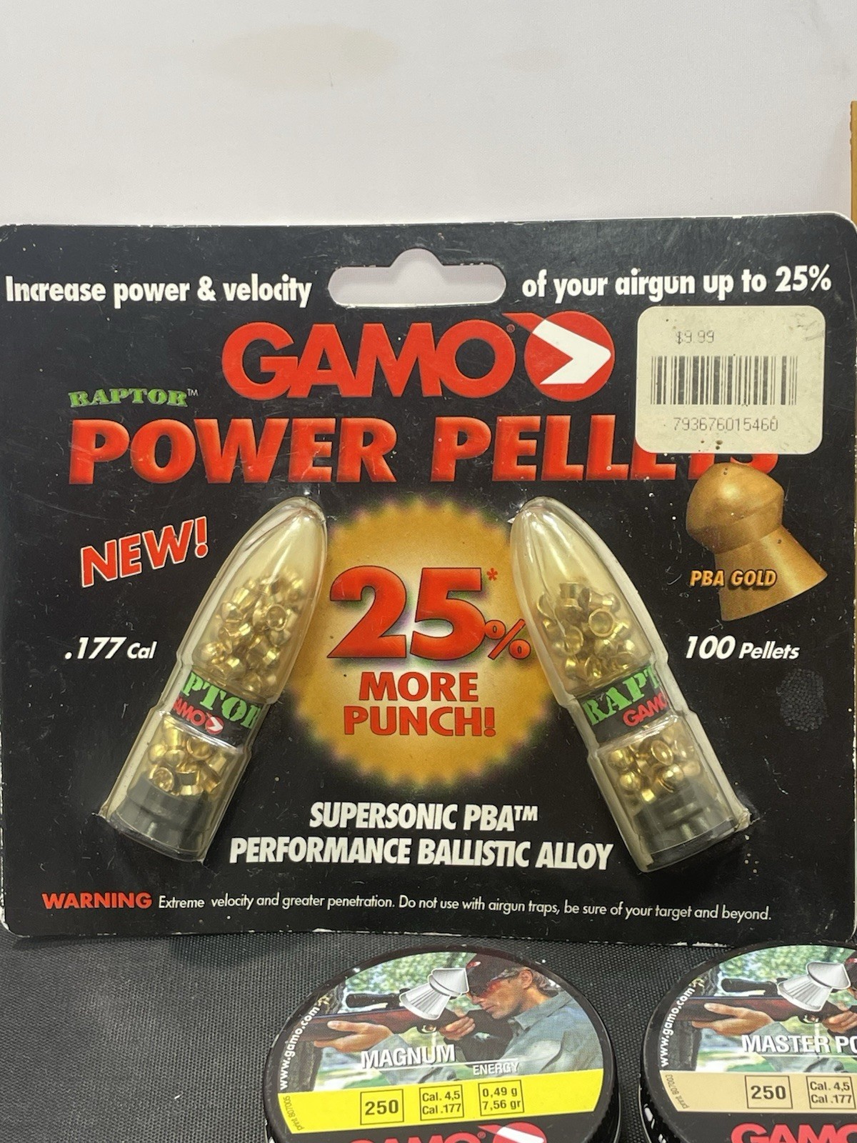 Gamo Raptor Power Pellets Supersonic/ Master Point PBA .177 Cal.