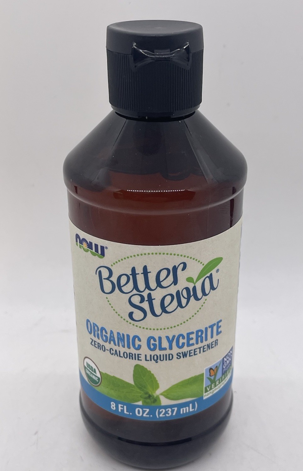 NOW Foods Better Stevia Organic Glycerite 8 fl oz **NEW SEALED** Exp 1/2029