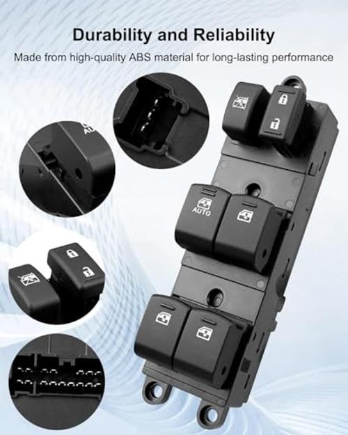 Driver Side Master Power Window Control Switch Front Left Fit for Subaru